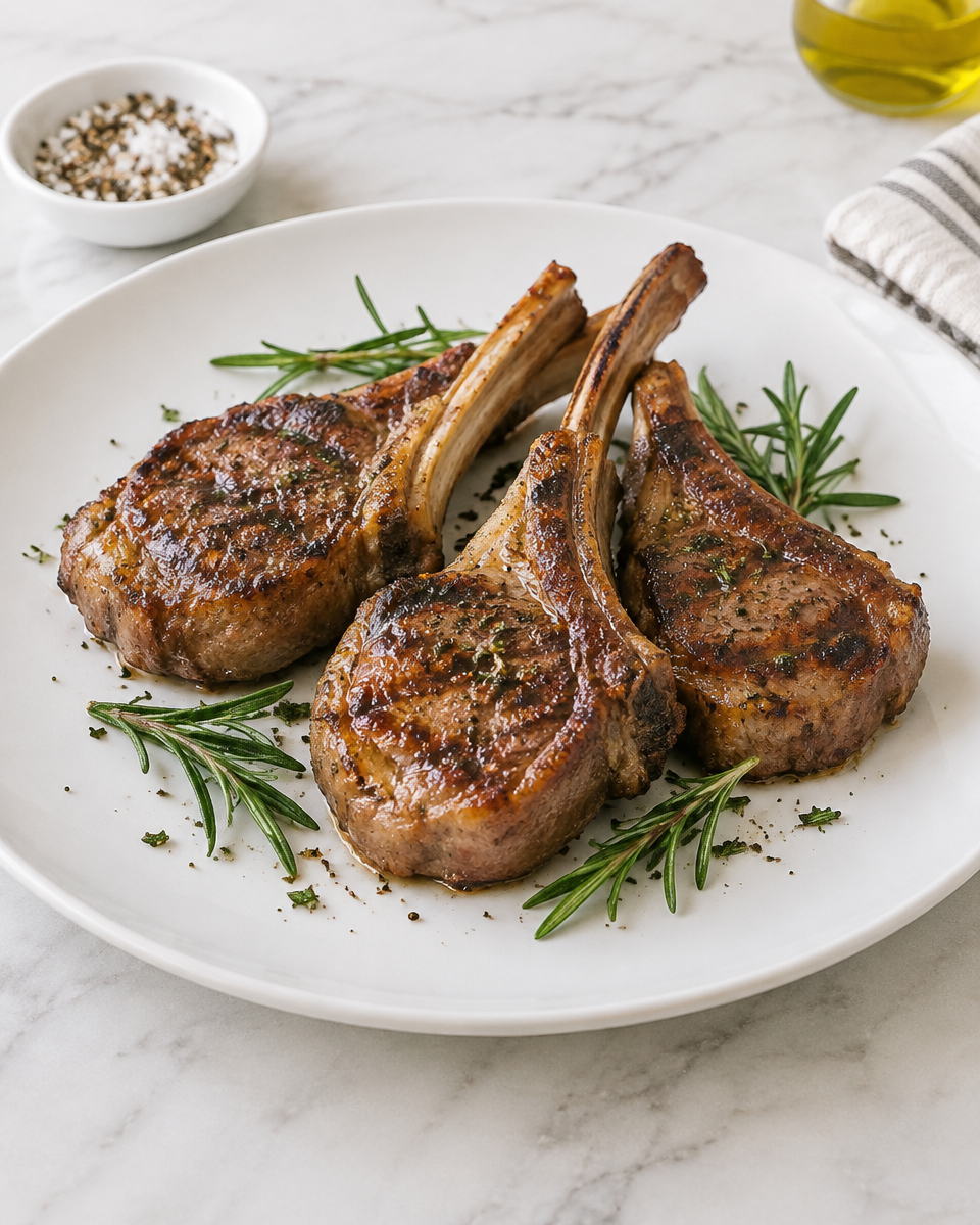 rosemary garlic lamb chops