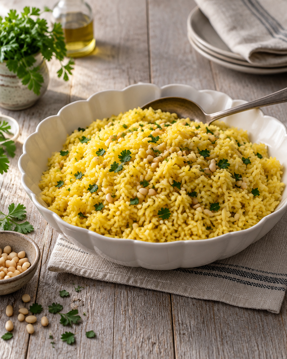 mediterranean rice pilaf