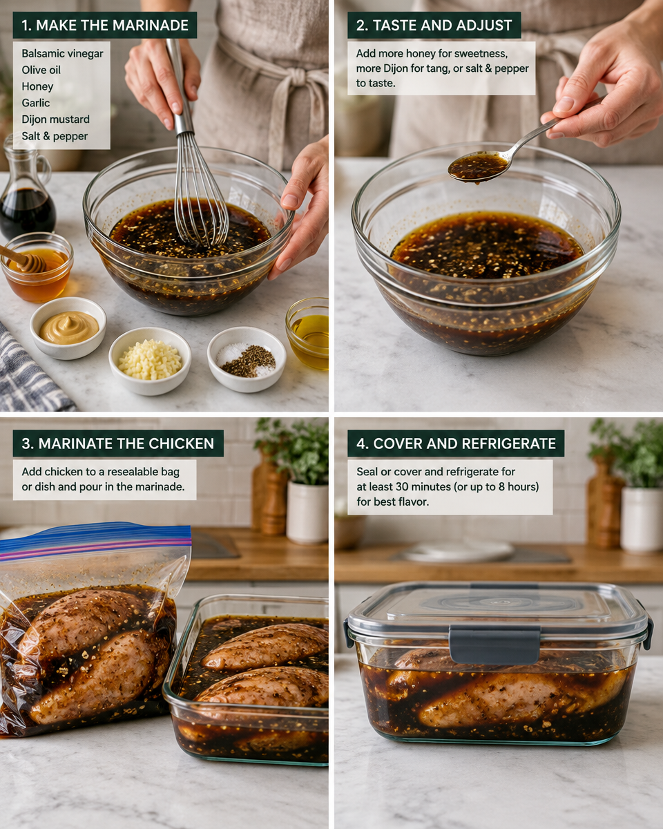Easy Balsamic Chicken Marinade for Grilling
