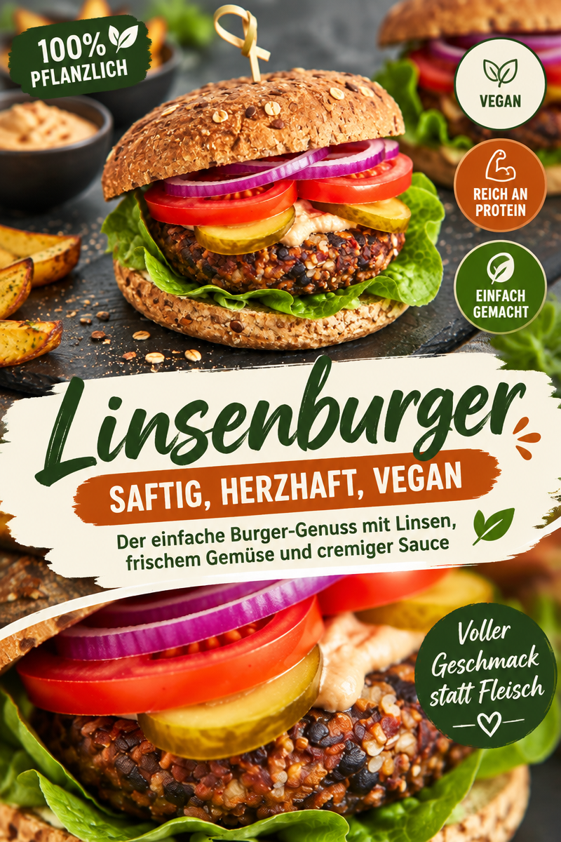 veganer burger mit schwarzen Bohnen