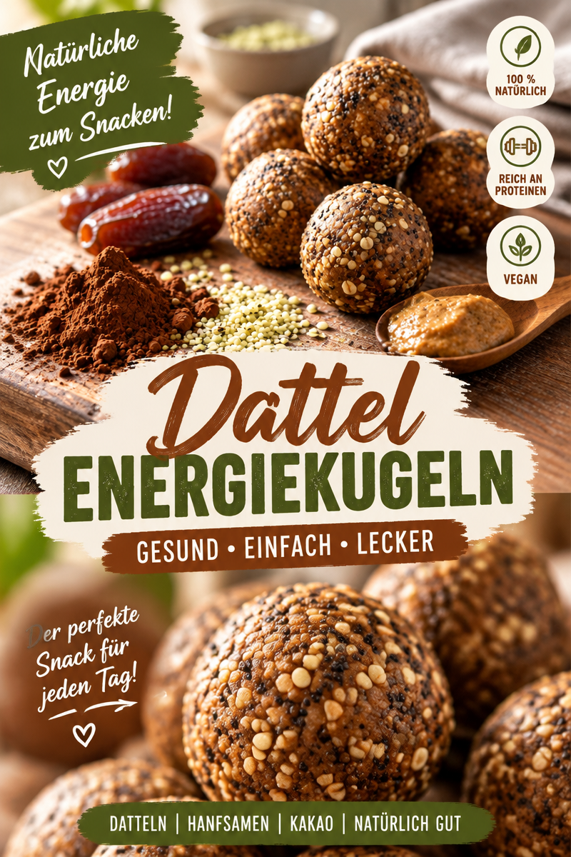 Vegane Proteinbällchen für den perfekten Snack zwischendurch