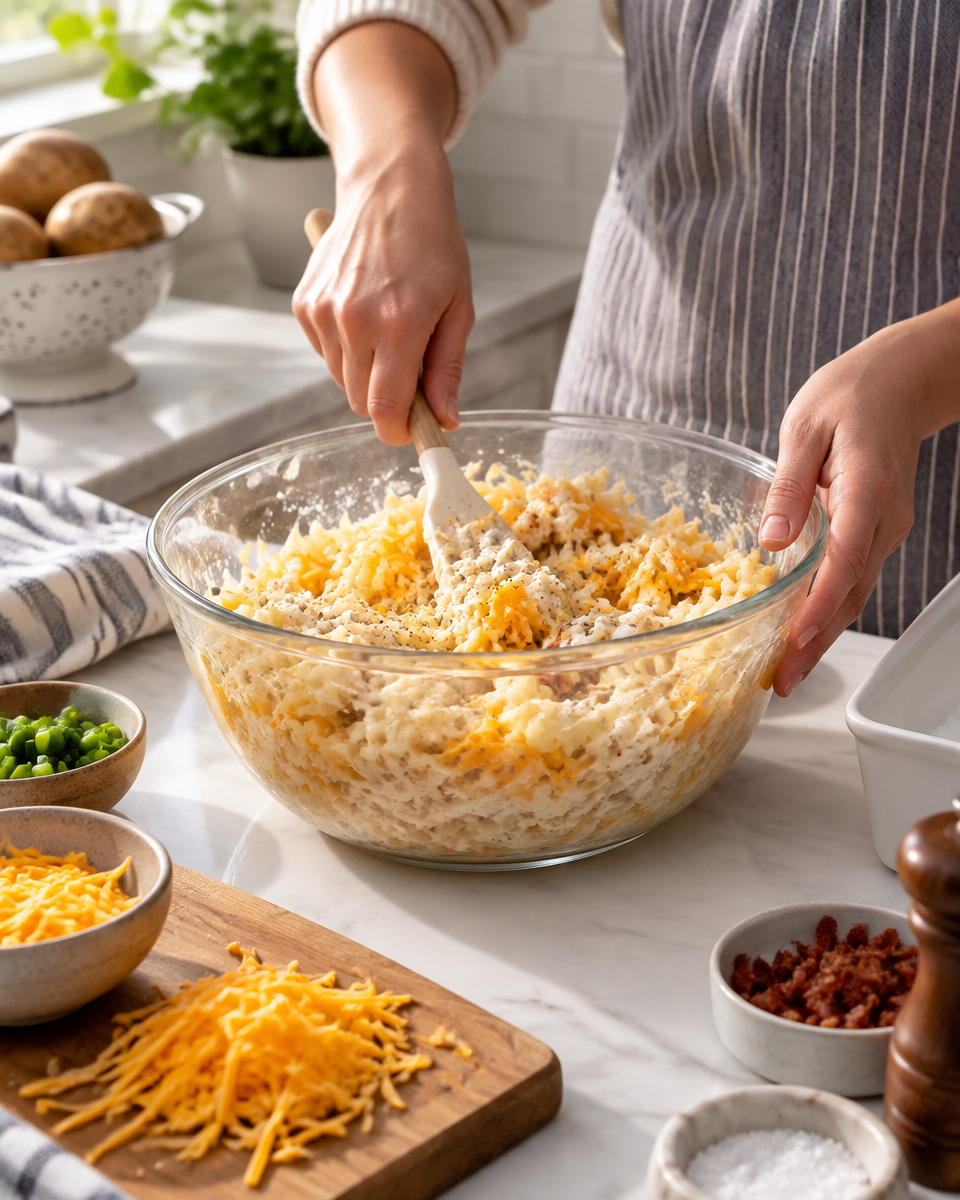 cheesy potato casserole