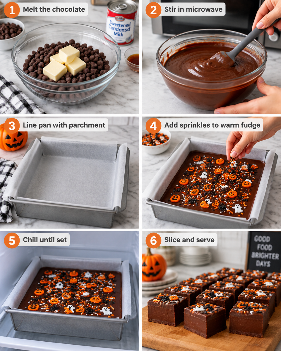 halloween fudge recipe