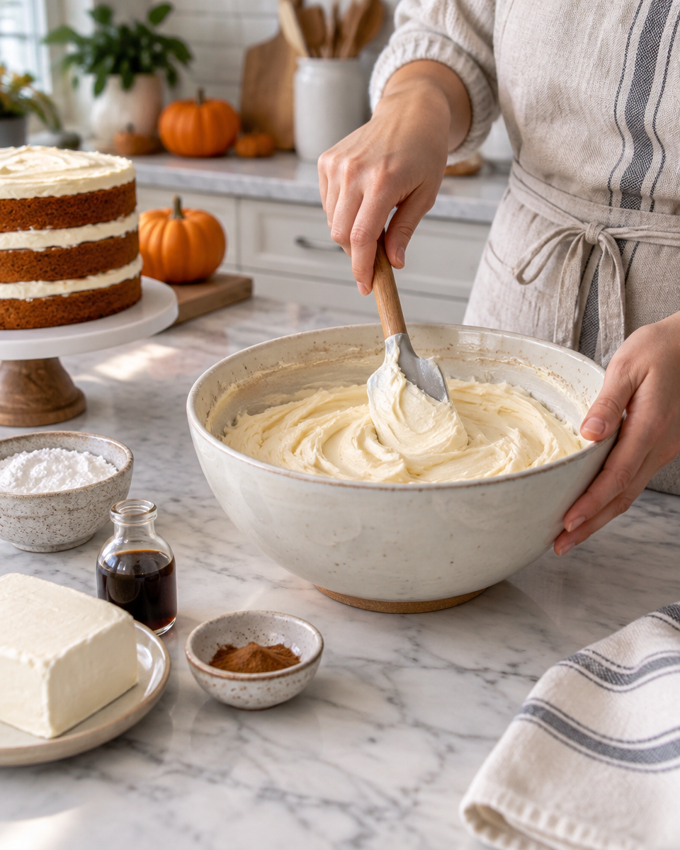 Easy Pumpkin Layer Cake with Cream Cheese Frosting