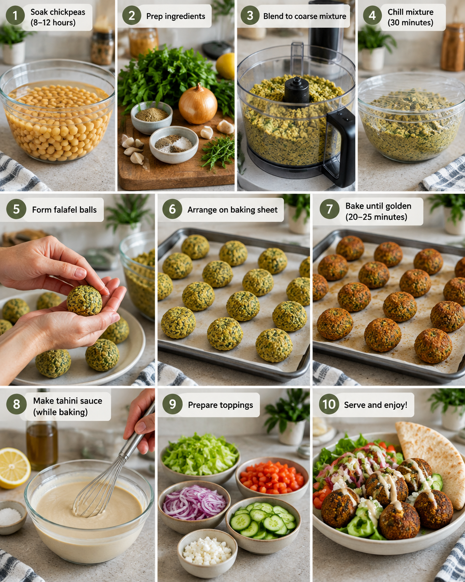 Falafel aus dem Ofen