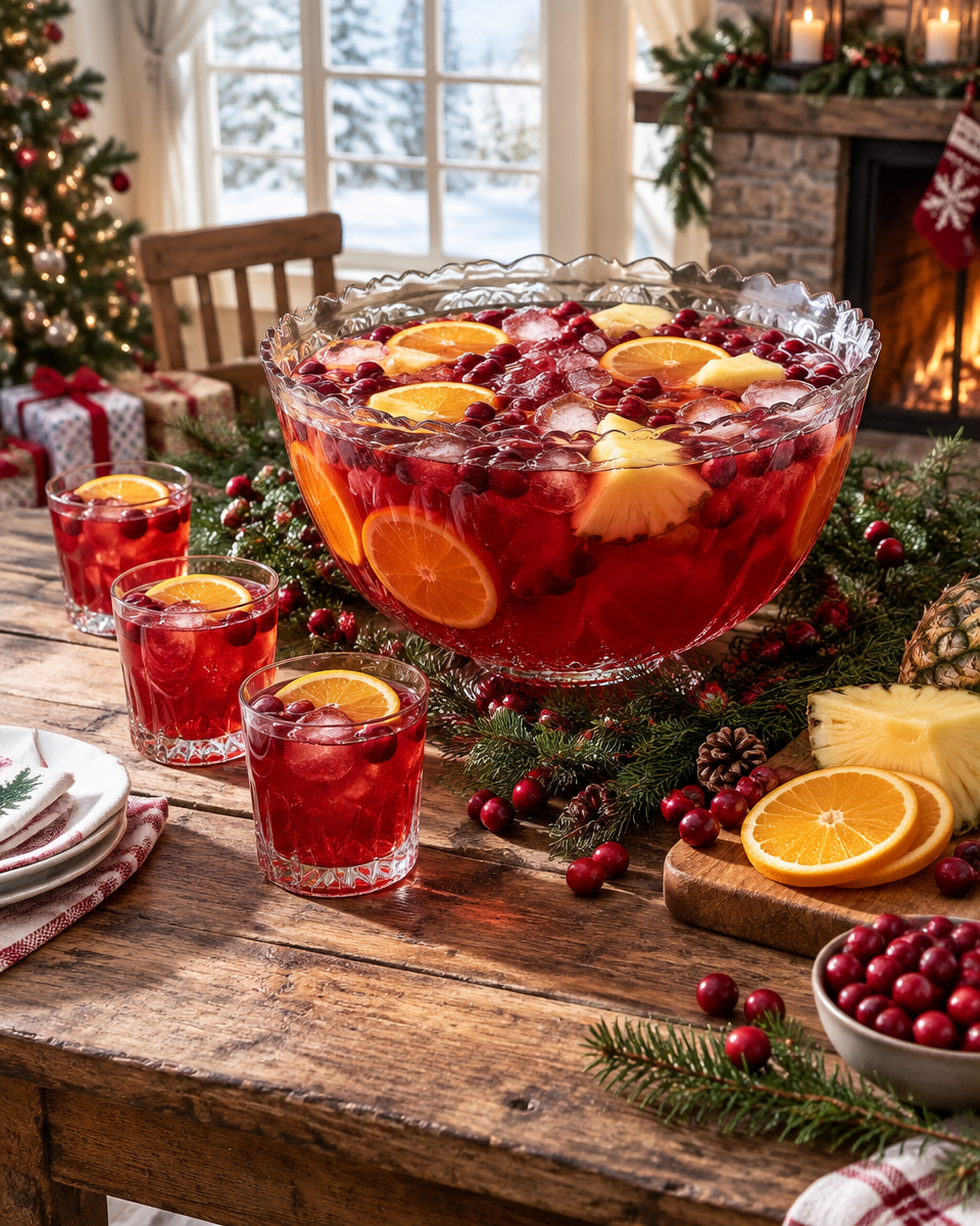 Easy Cranberry Punch Recipe