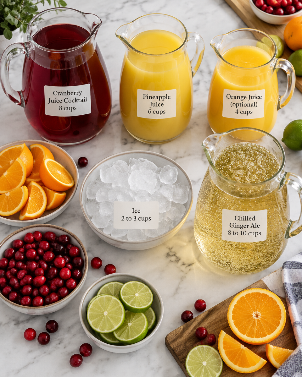 Easy Cranberry Punch Recipe