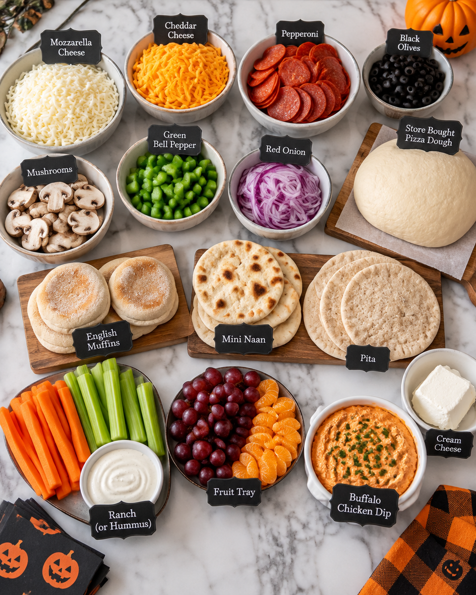 Easy Halloween Party Pizza Recipe