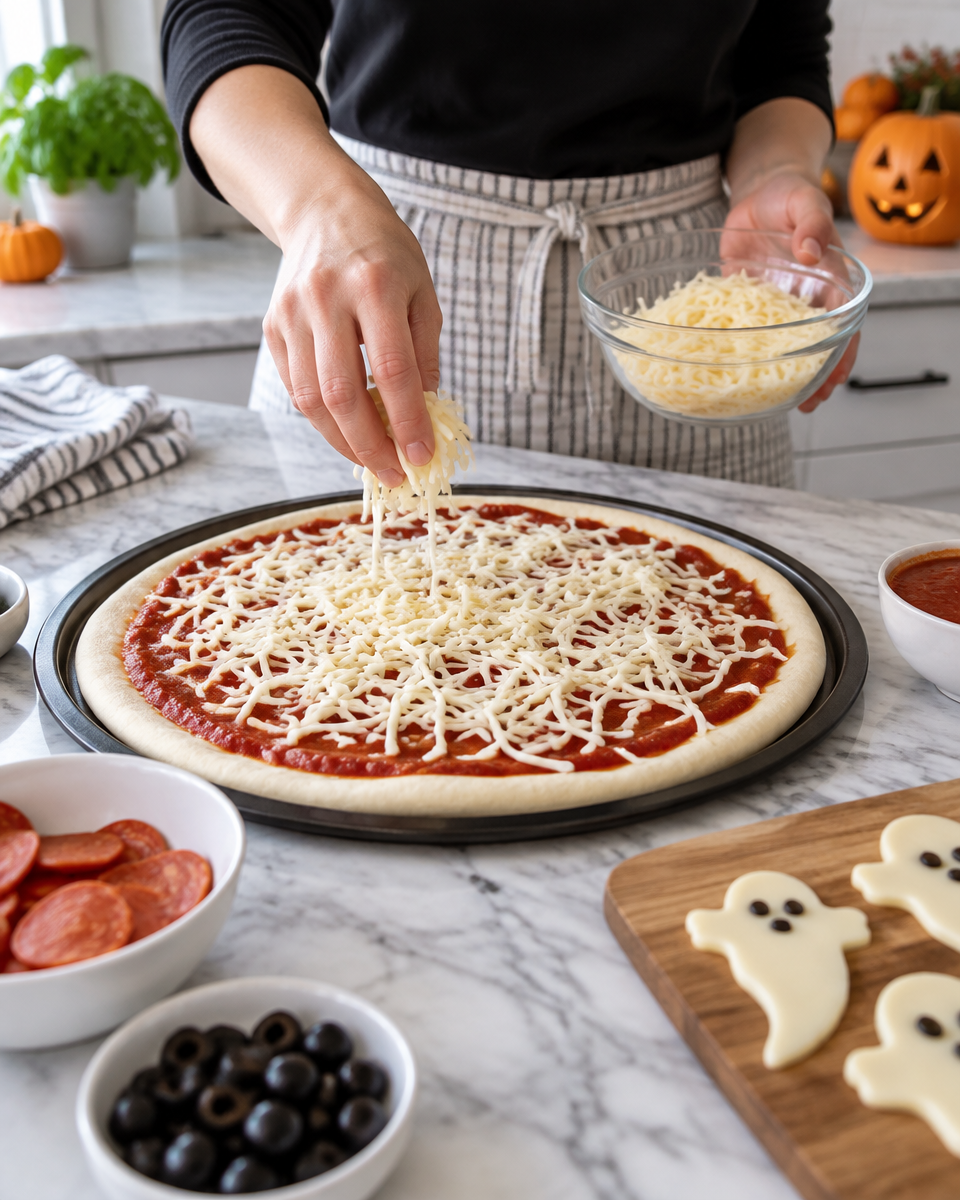 Easy Halloween Party Pizza Recipe