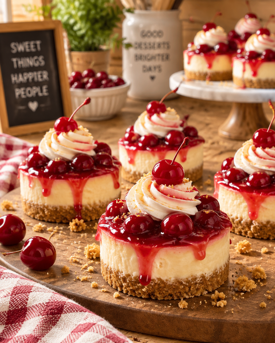 Mini Bunny Cheesecakes for Easter