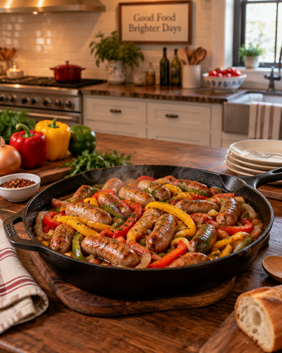 Italian Sausage Peppers and Onions Recipe