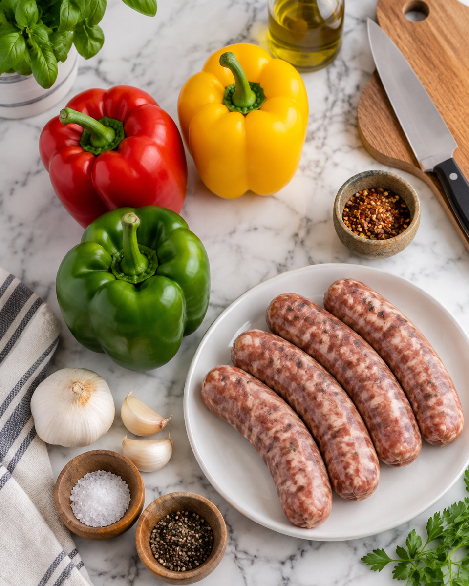 Italian Sausage Peppers and Onions Recipe