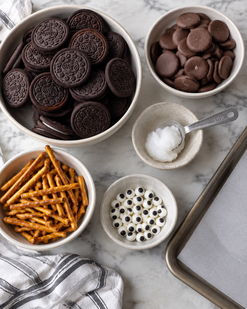 oreo spider cookies