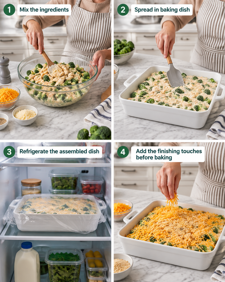 Easy Cheesy Chicken and Broccoli Bake