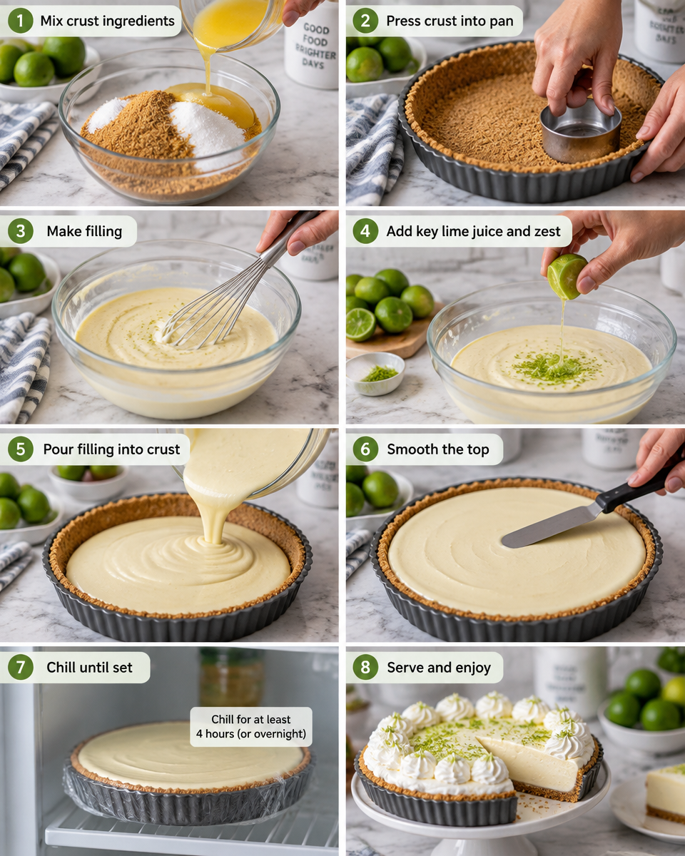 Easy No-Bake Key Lime Pie Recipe