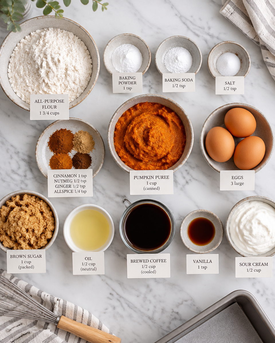 Gooey Pumpkin Coffee Crumble Cake Recipe