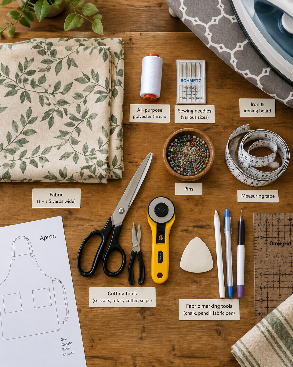 Easy Apron Sewing Pattern
