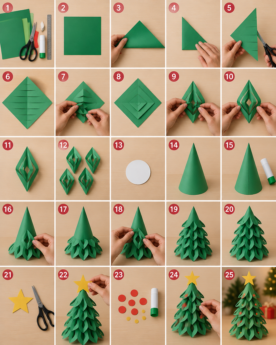 Christmas paper crafts