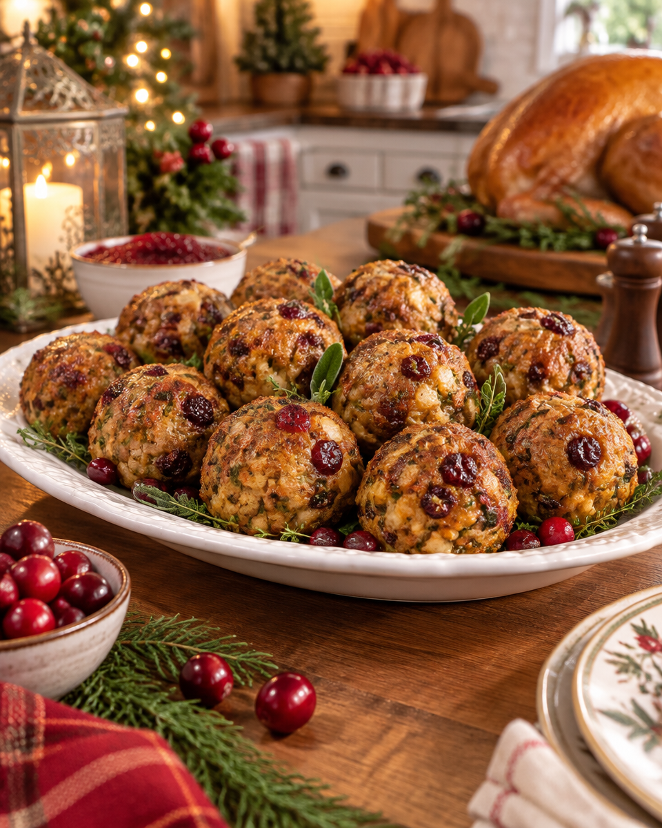 turkey stuffing balls