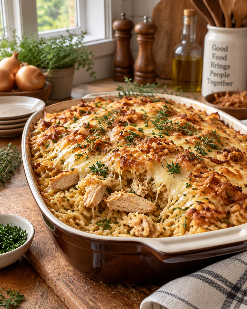 french onion chicken casserole
