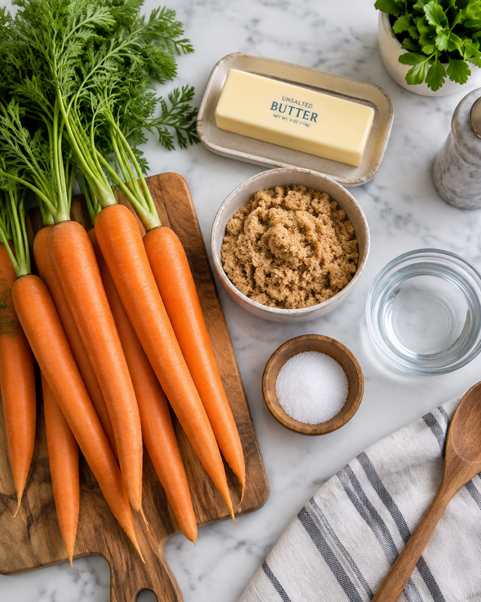 Easy Brown Sugar Glazed Carrots Recipe