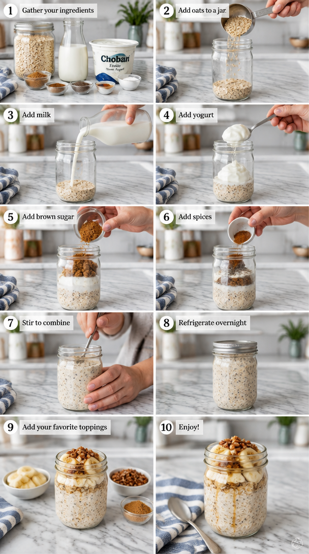 Brown Sugar Overnight Oats