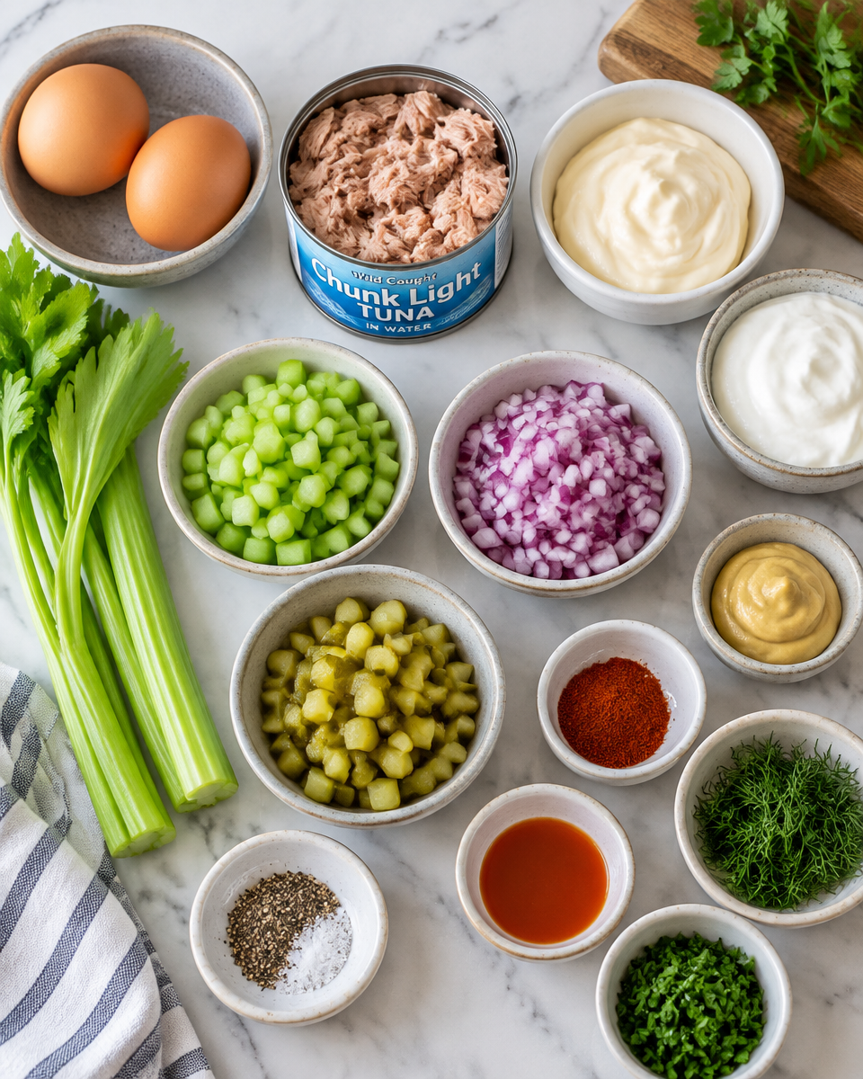 Easy Tuna Egg Salad Recipe