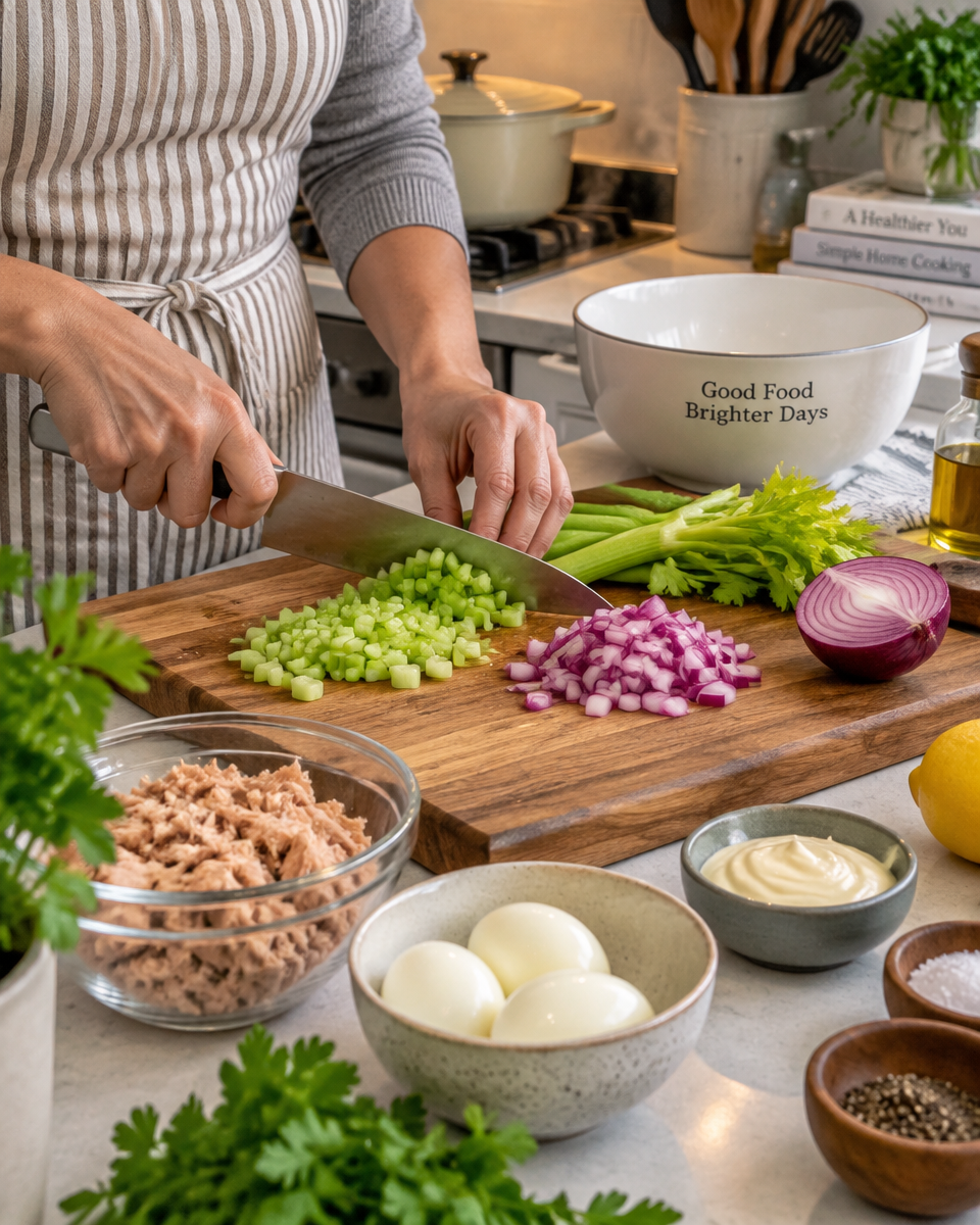 Easy Tuna Egg Salad Recipe