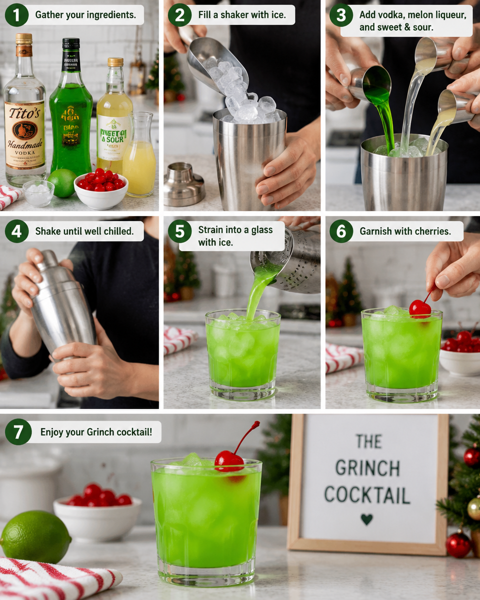 Easy Grinch Cocktail Recipe