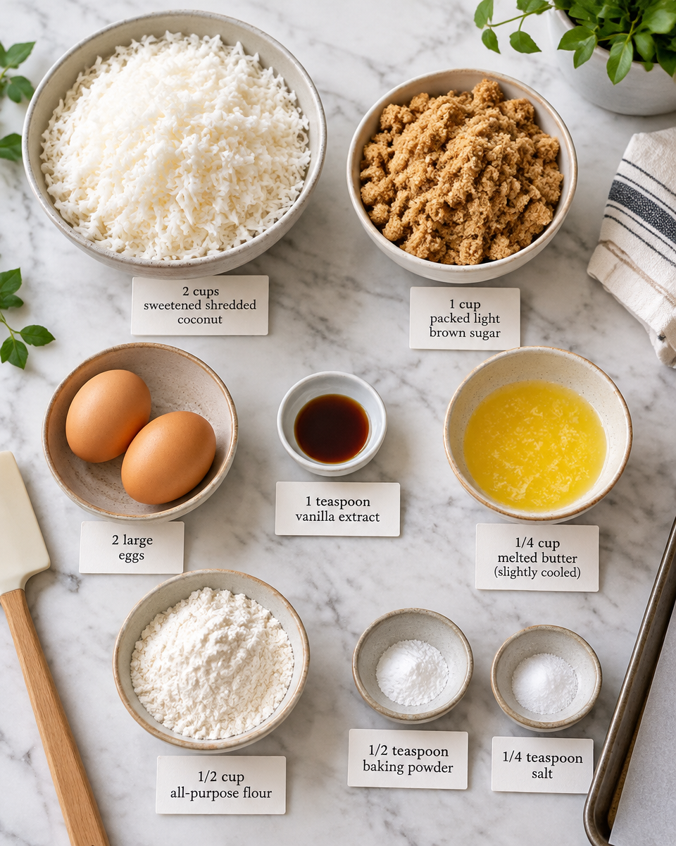Chewy Coconut Chewies Cookie Recipe