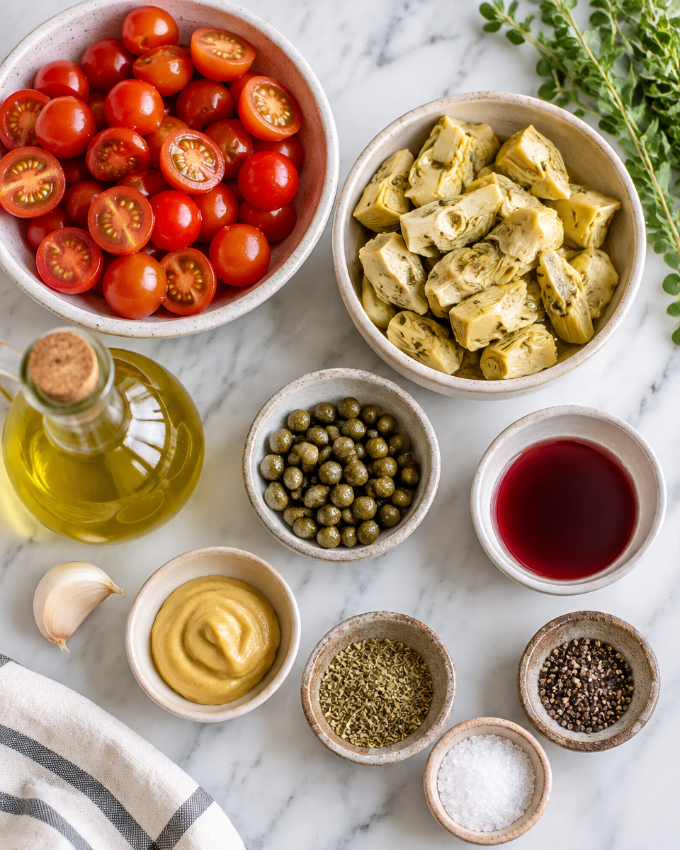 tomato and artichoke salad