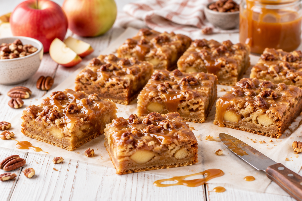 Decadent Glutenfreie Caramel Apple Blondies You’ll Love!