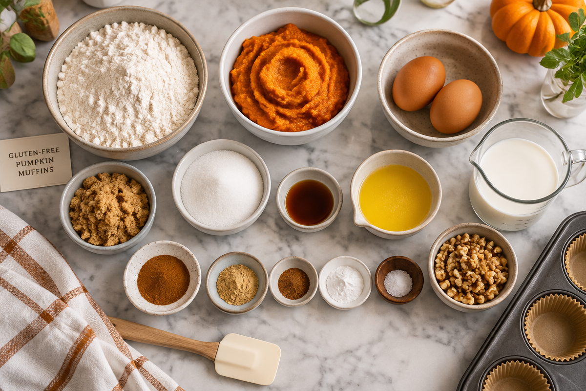 Glutenfreie Pumpkin Muffins mit Streusel