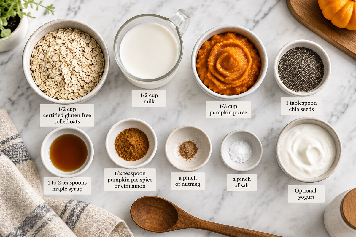 Easy Glutenfreie Pumpkin Overnight Oats for a Cozy Morning