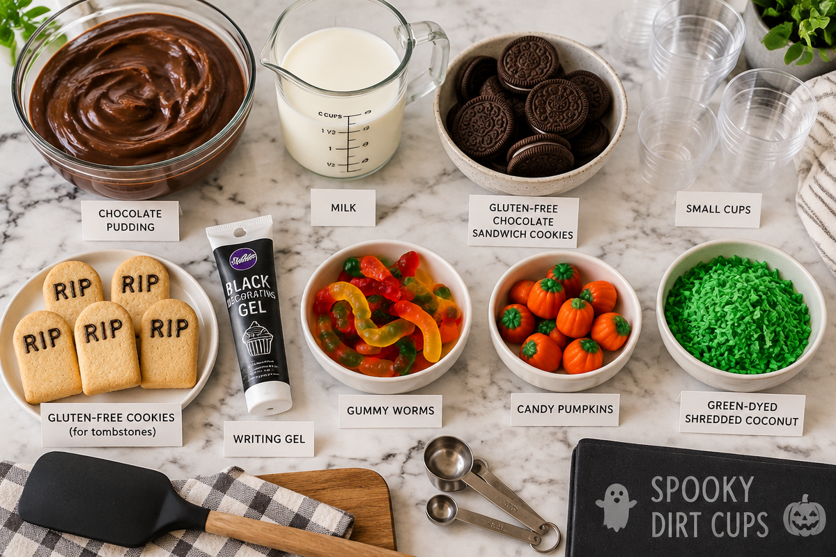 Spooky Glutenfreie Graveyard Dirt Cups Your Kids Will Love!