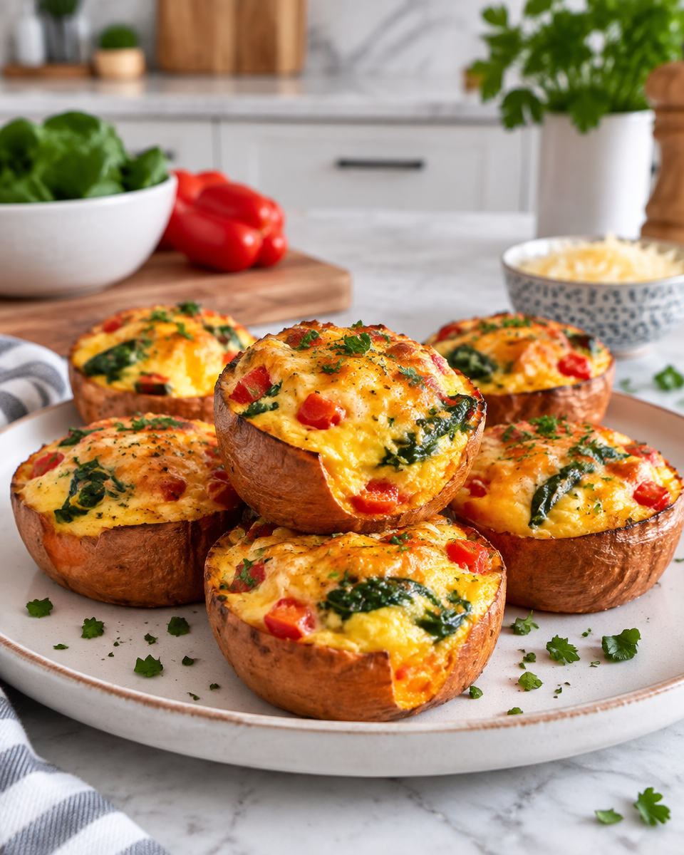 sweet potato egg bake