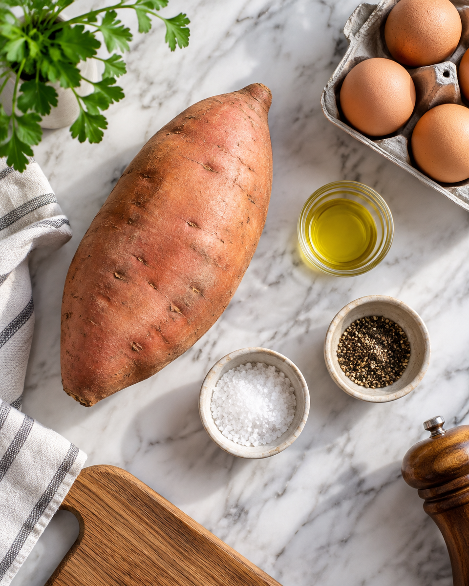 sweet potato egg bake