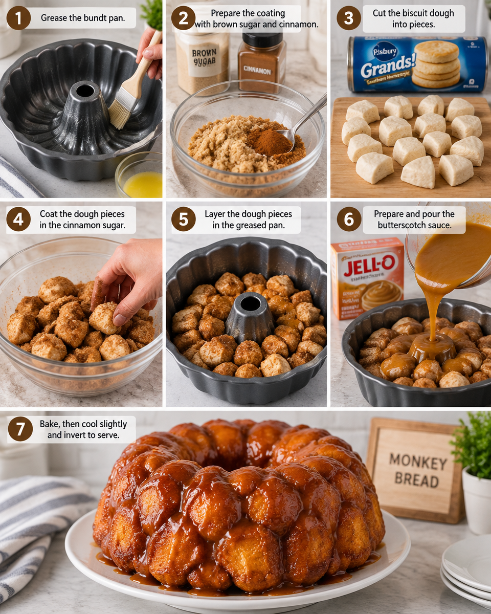 monkey bread with butterscotch pudding