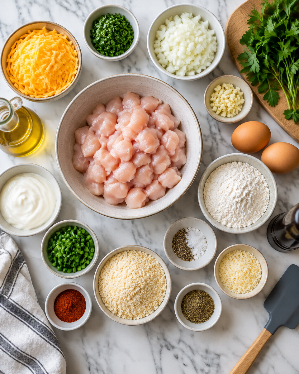 chicken fritters recipe