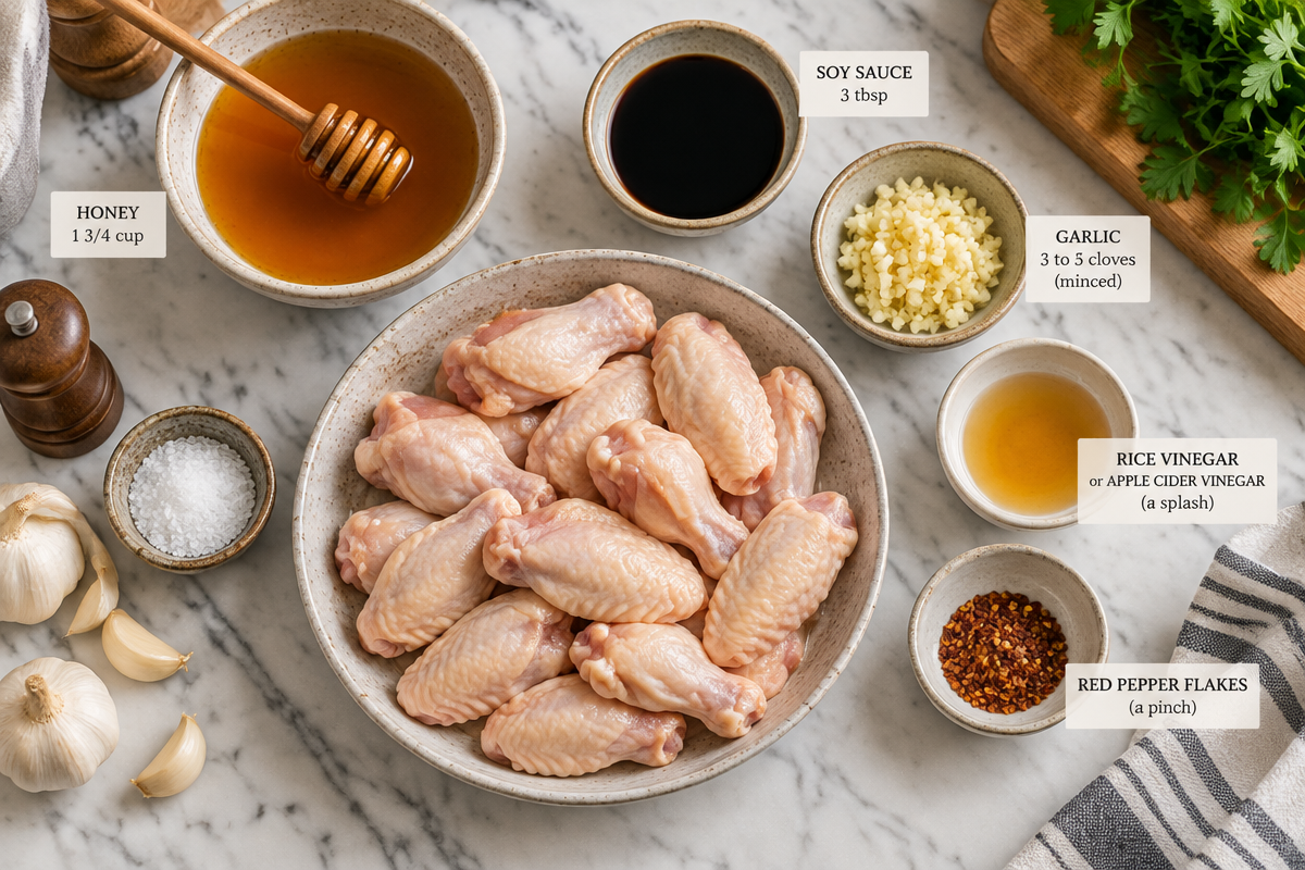 Crispy Air Fryer Honey Garlic Chicken Wings for Your Holiday Bash