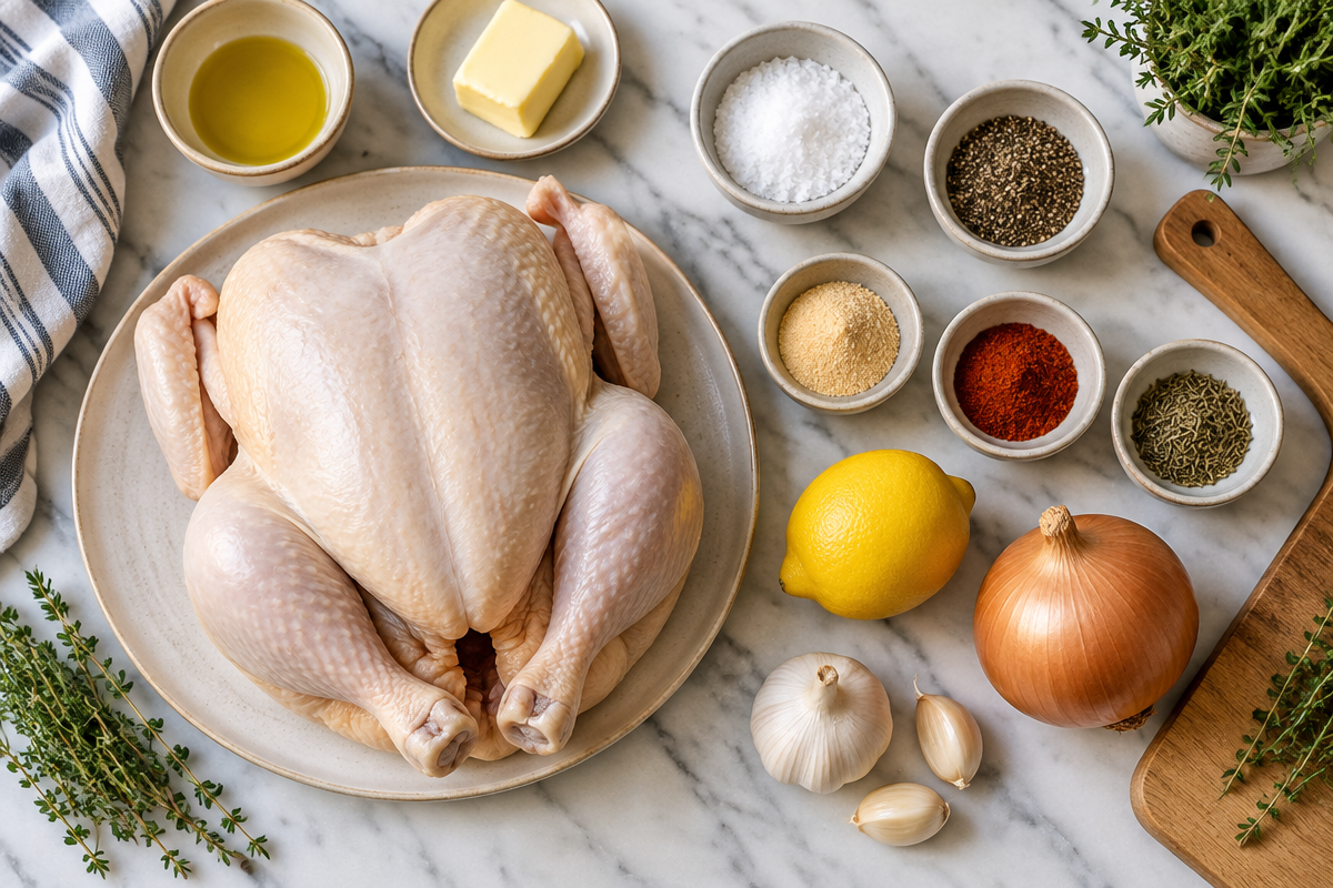 Air Fryer Whole Chicken (Holiday Roast Chicken)