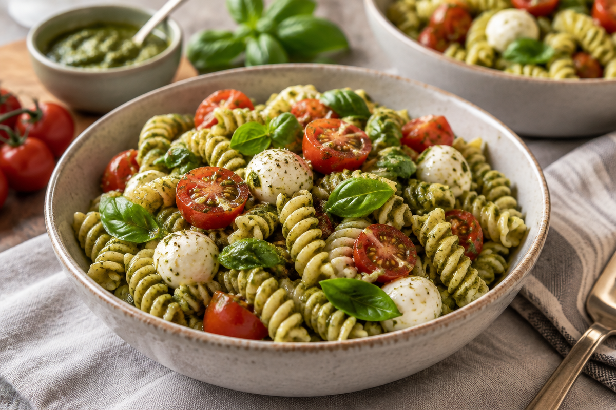 Cozy Christmas Chicken Pesto Pasta Meal Prep You’ll Love