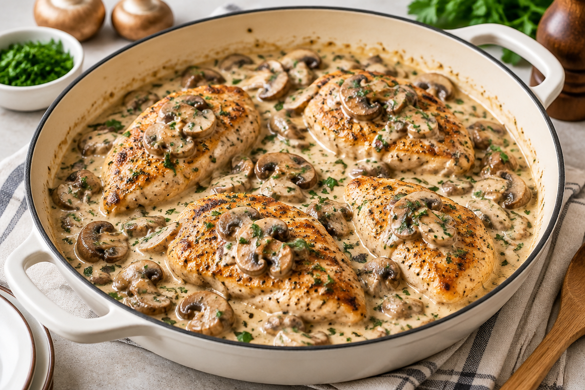 Creamy Mushroom Chicken