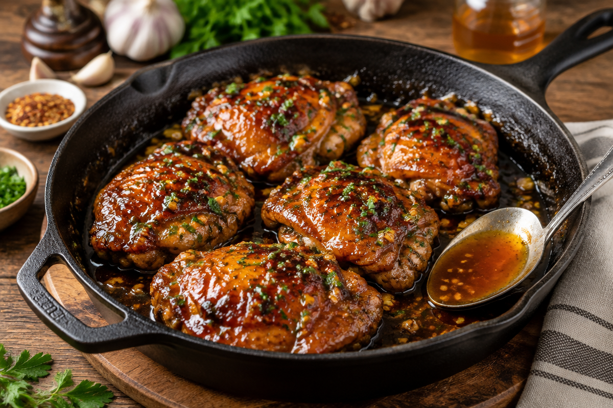Savory Honey Garlic Chicken in 30 Minutes or Less
