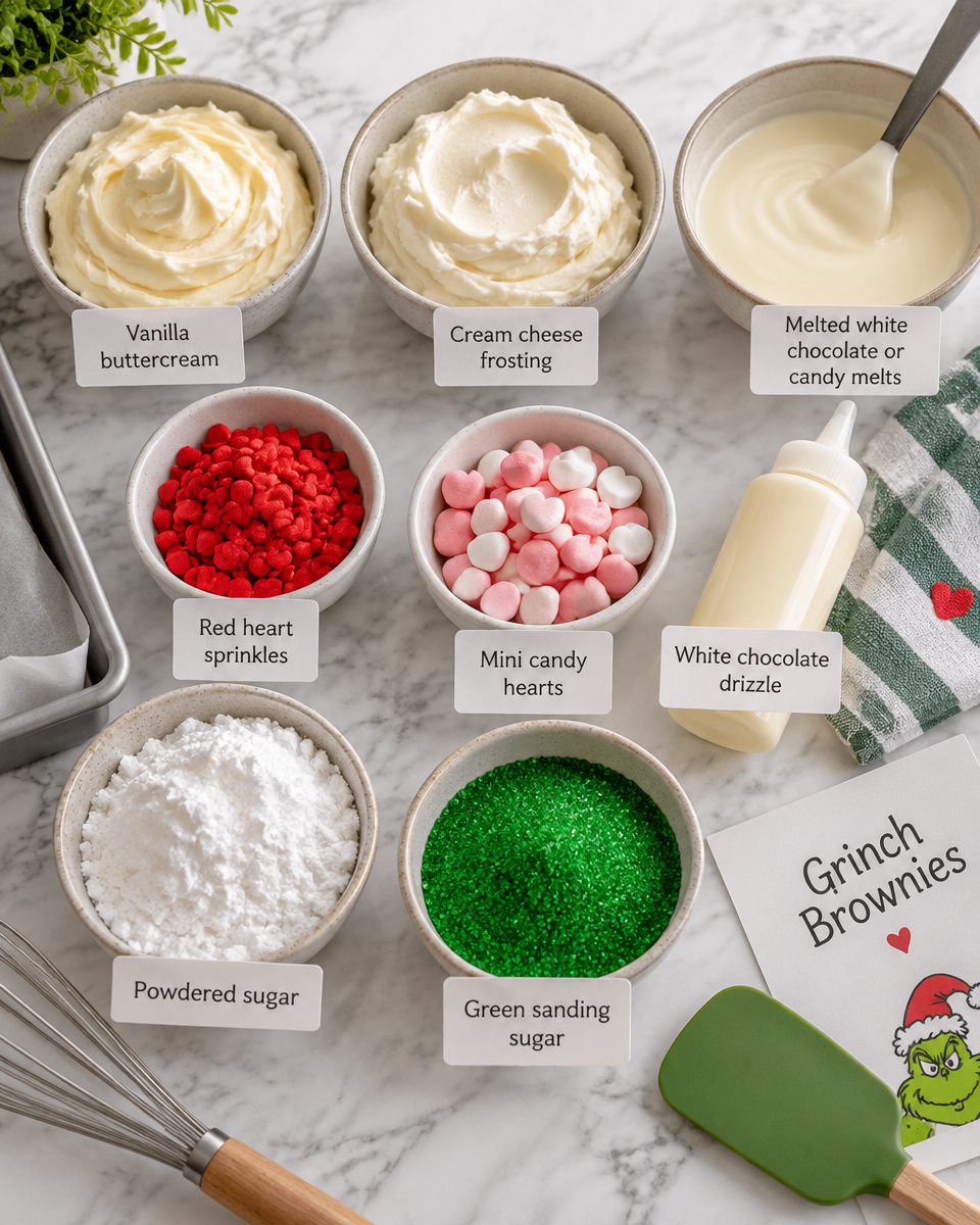 Grinch Brownies