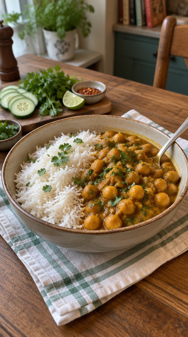 Roasted Tomatillos Chickpea Curry Roasted Tomatillos Chickpea Curry