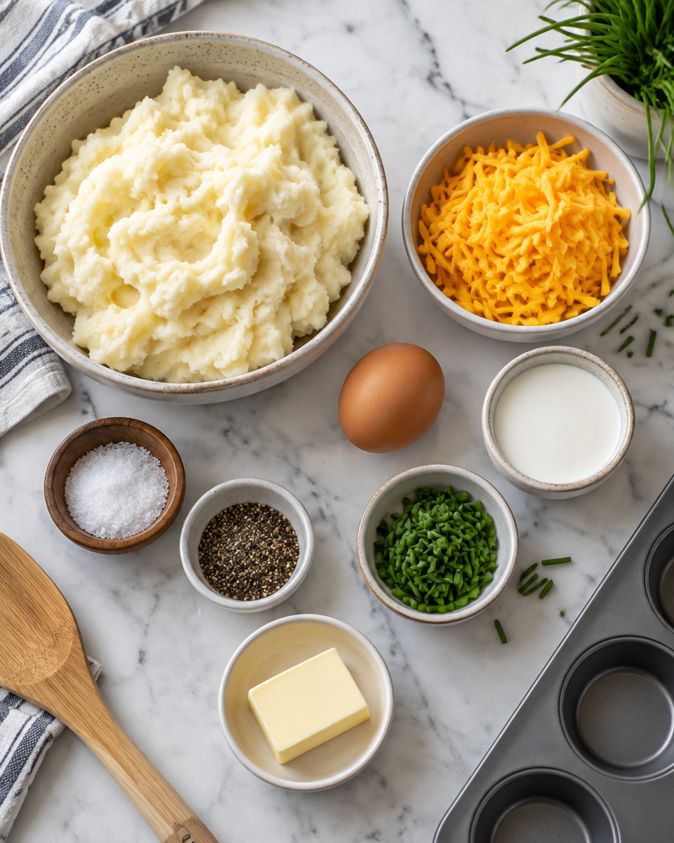 Easy Cheesy Mashed Potato Puffs Recipe