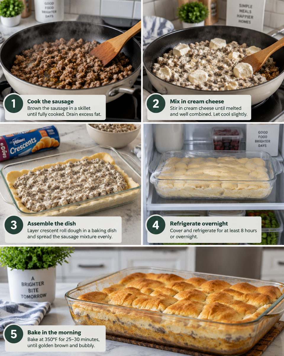 sausage cream cheese crescent rolls