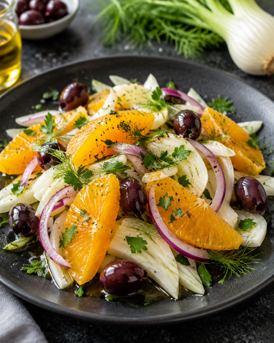 Sicilian Orange and Fennel Salad with Olives: A Fresh Twist