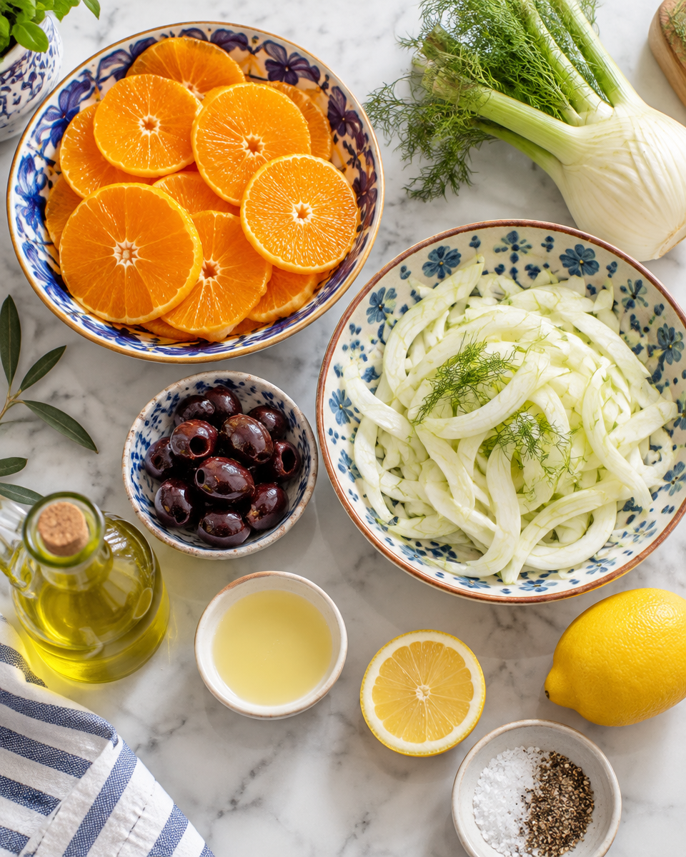 Sicilian Orange and Fennel Salad with Olives